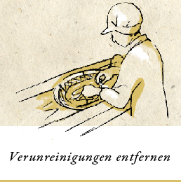 Abbildung: Verunreinigungen entfernen